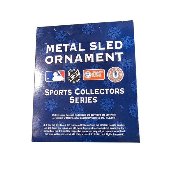 Florida Panthers Metal Sled Ornament Collector Series NHL Hockey by Topperscot - Picture 2 of 2